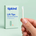 AI-generated hand-held view illustrating Tipkind Lift Tips scale.